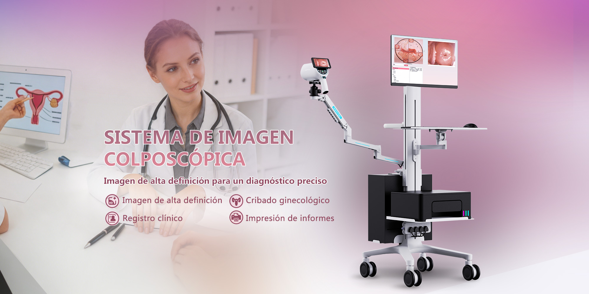 Sistema de imagen colposcópica digital